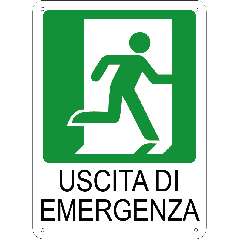 Uscita di emergenza verticale