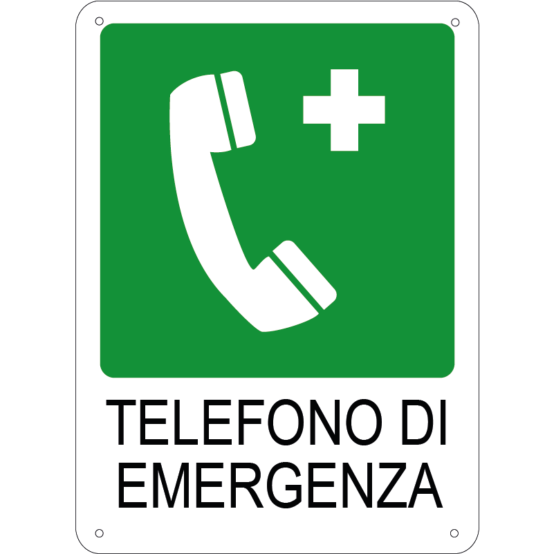 Telefono di emergenza verticale