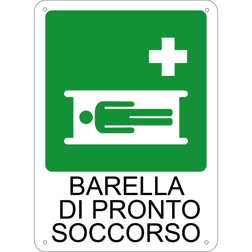 Barella di pronto soccorso verticale