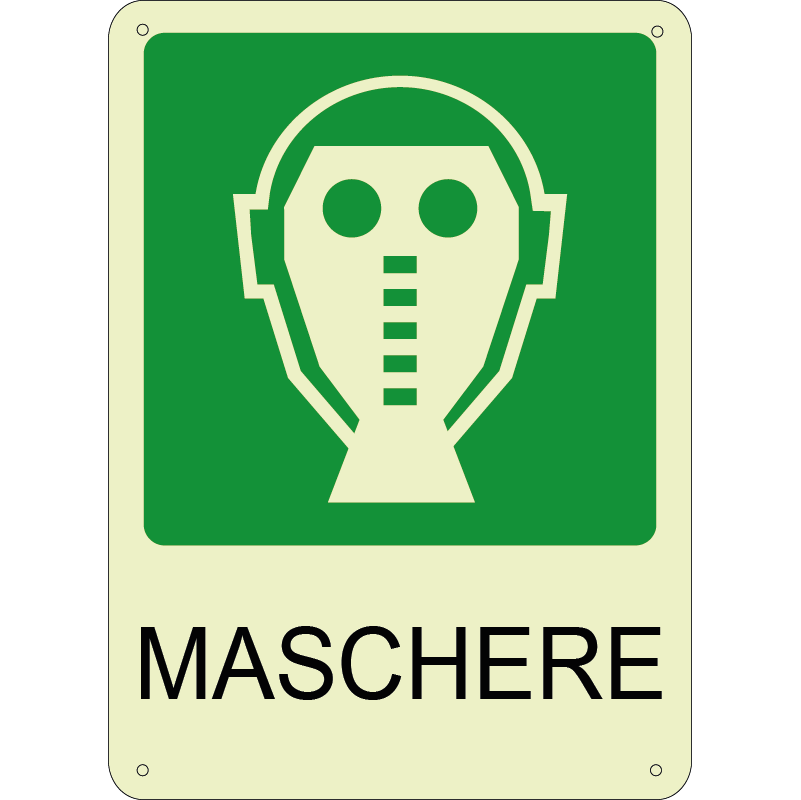 Maschere verticale luminescente