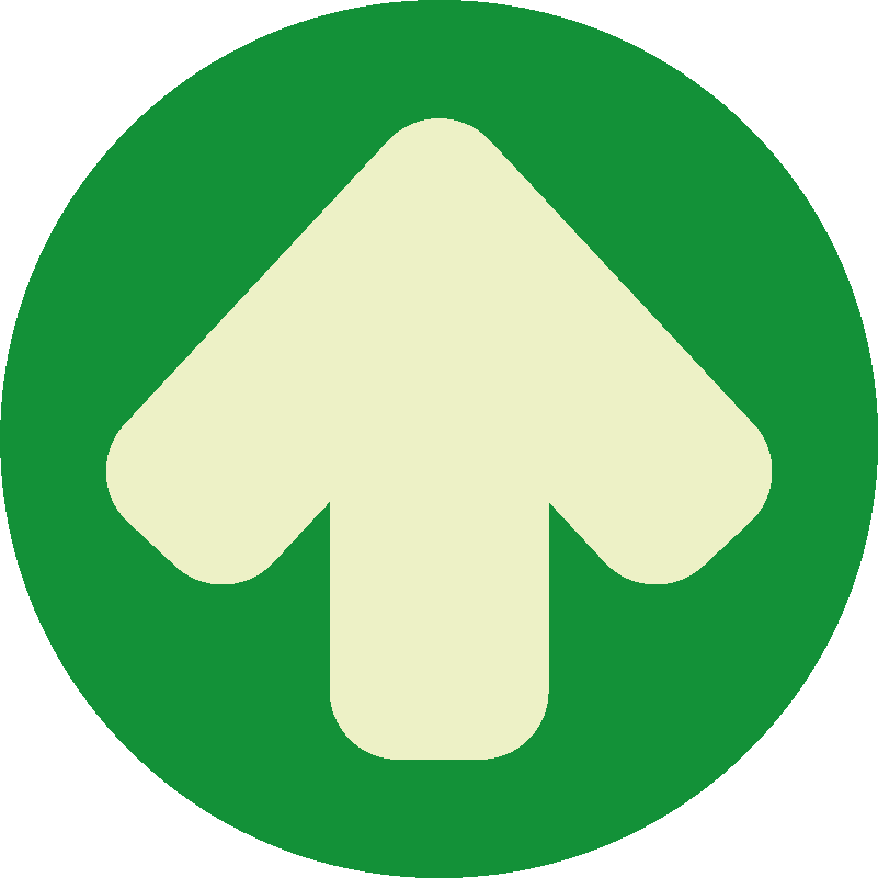 Freccia direzione rotondo calpestabile sagomato luminescente