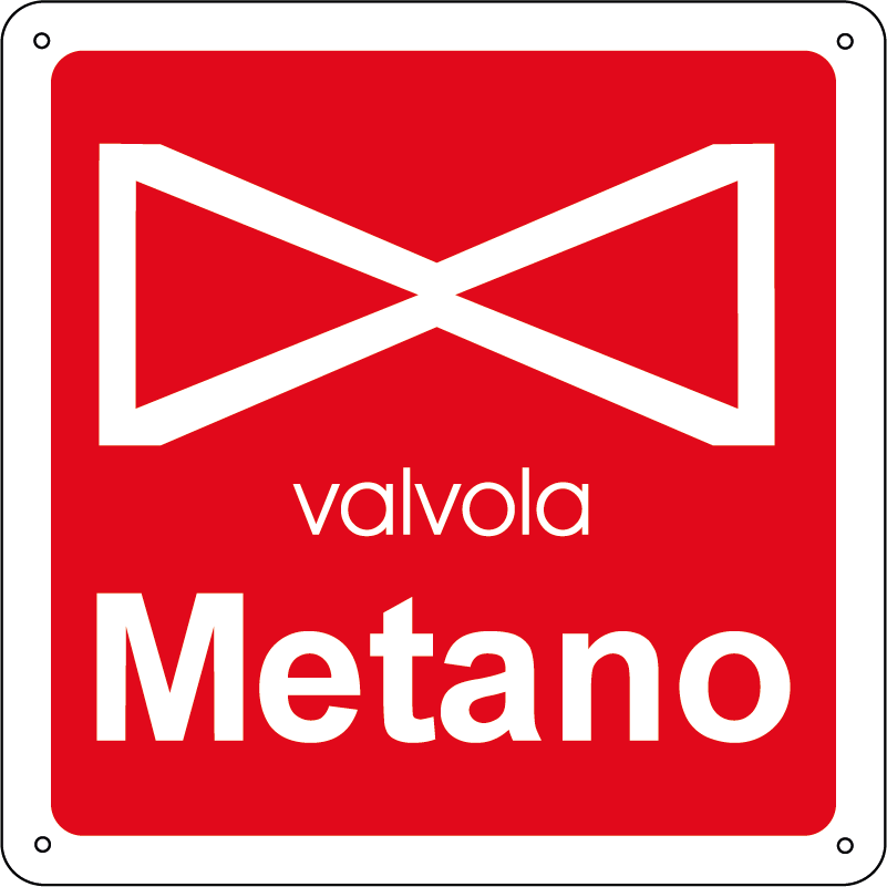 Valvola metano quadrato