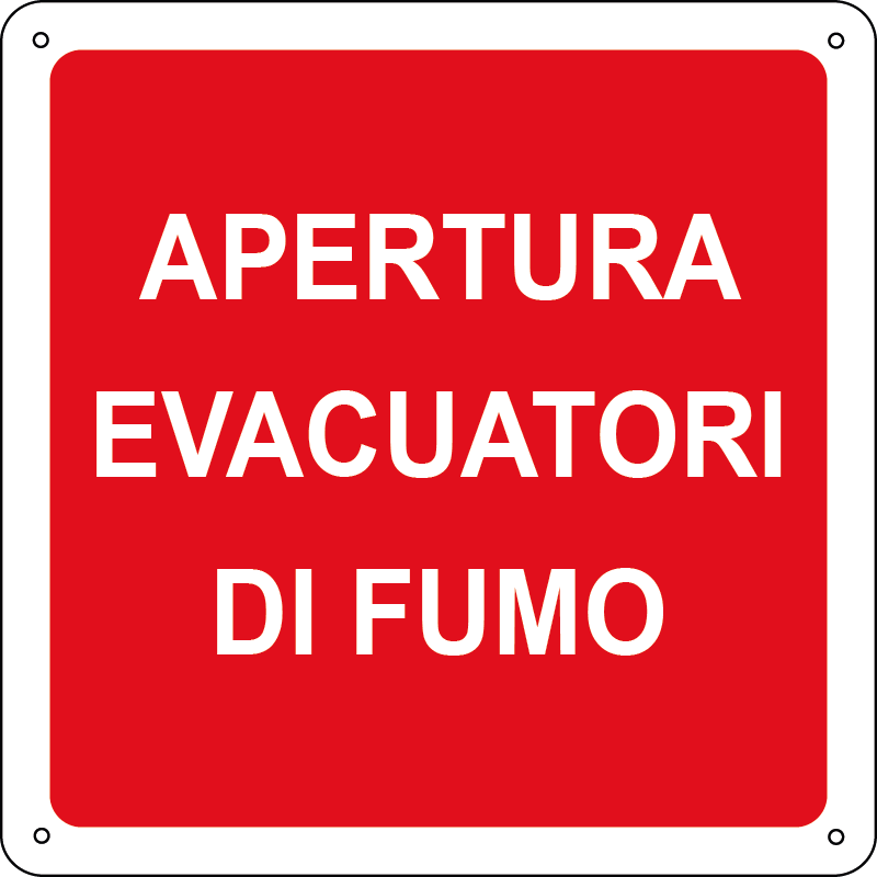 Apertura Evacuatori di fumo