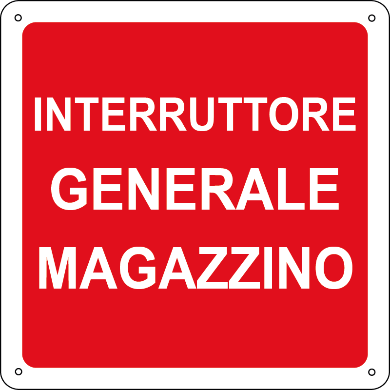 Interruttore generale magazzino