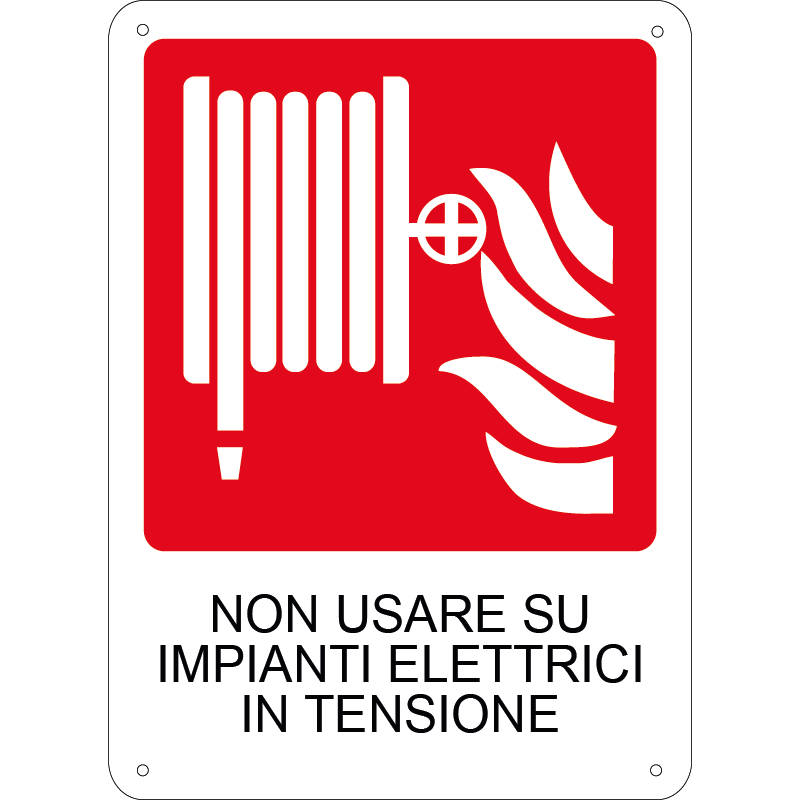 Non usare su impianti elettrici in tensione verticale