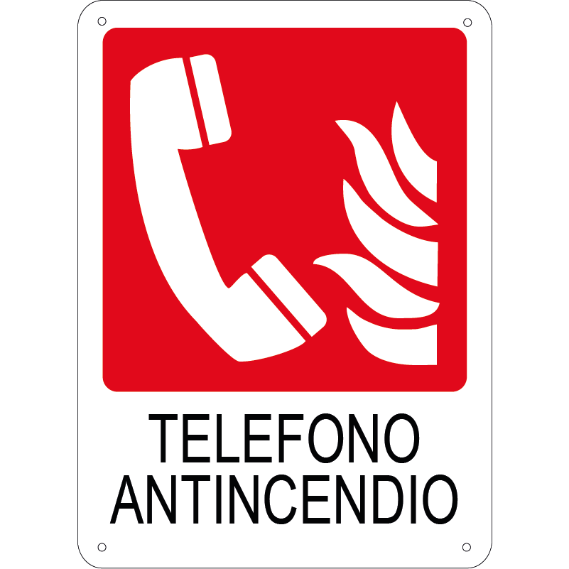 Telefono antincendio verticale