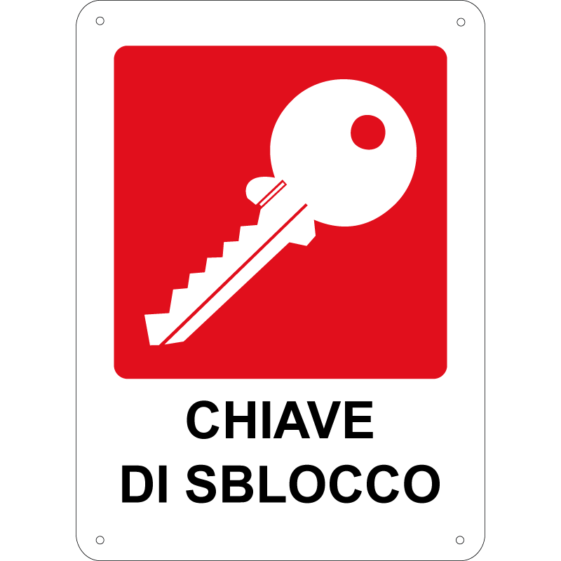 Chiave di sblocco verticale