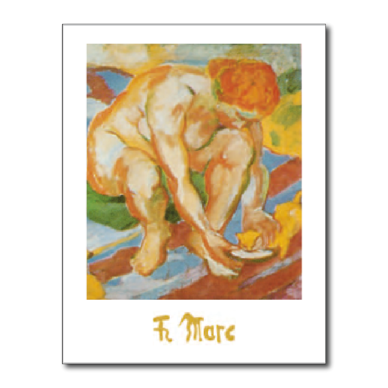 207 - Franz Mark - Akt mit katze