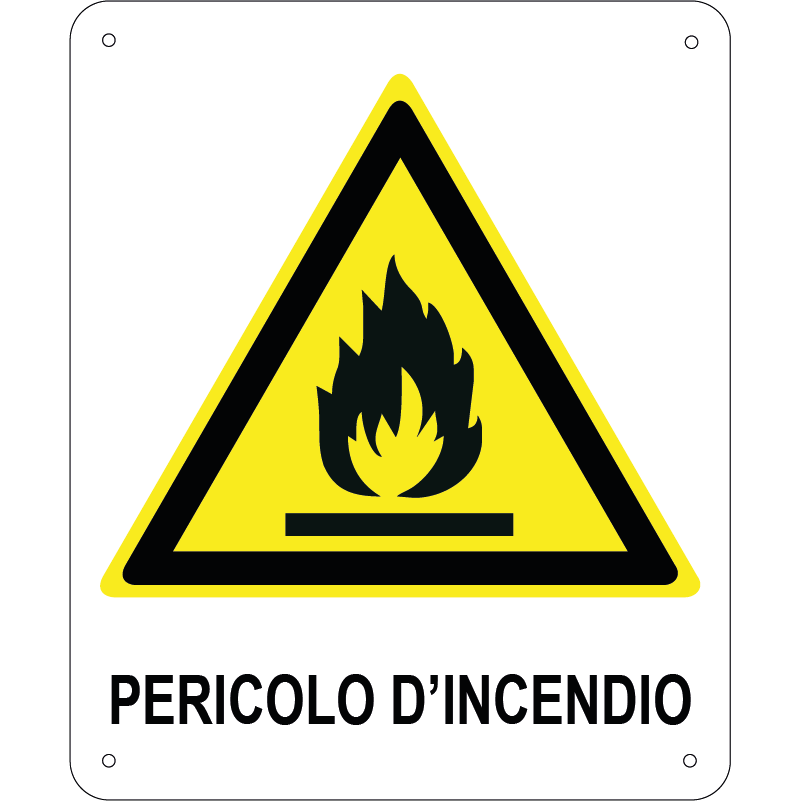 Gas infiammabile verticale