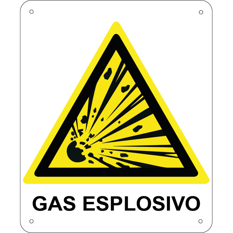 Gas esplosivo verticale