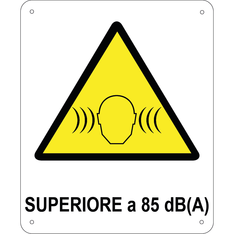 Superiore a 85db verticale