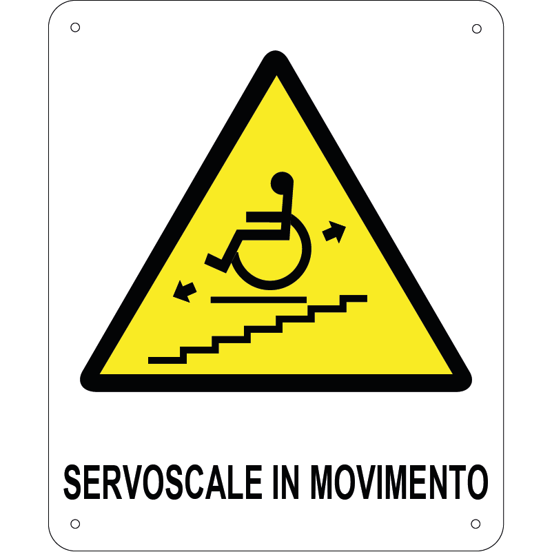 Servoscale in movimento verticale