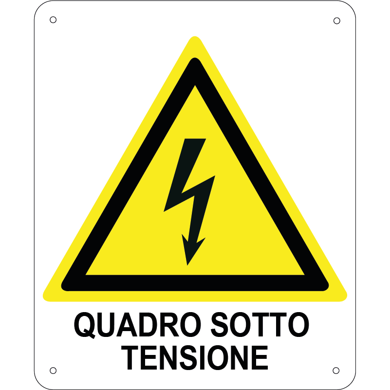 Quadro sotto tensione verticale