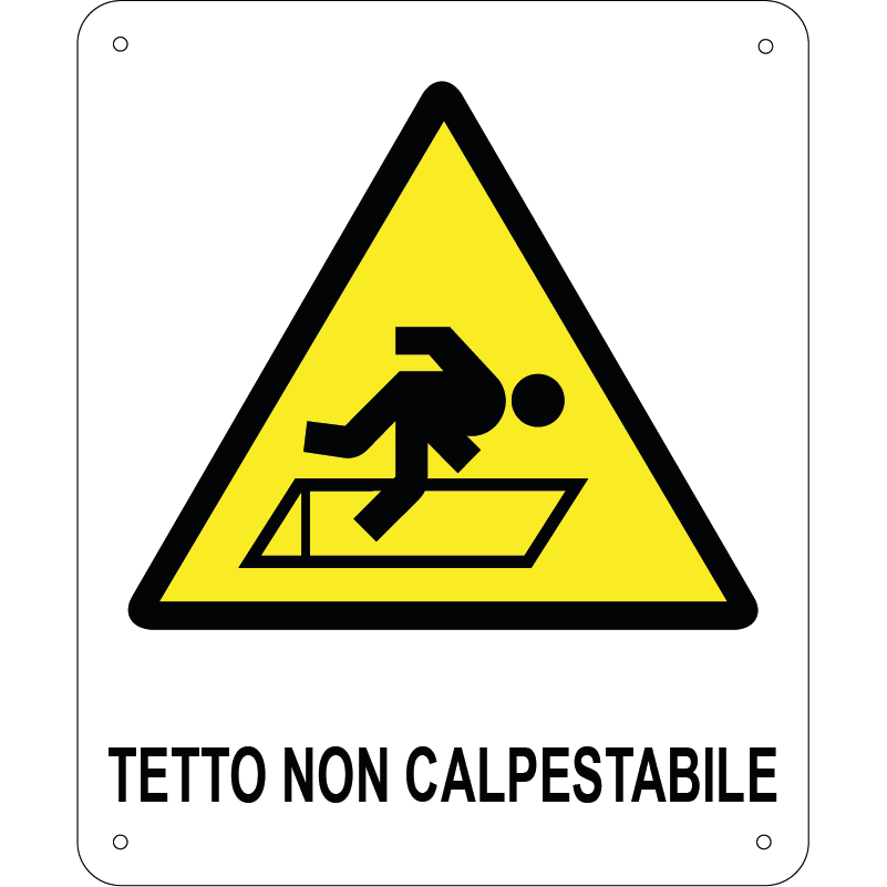 Tetto non calpestabile verticale