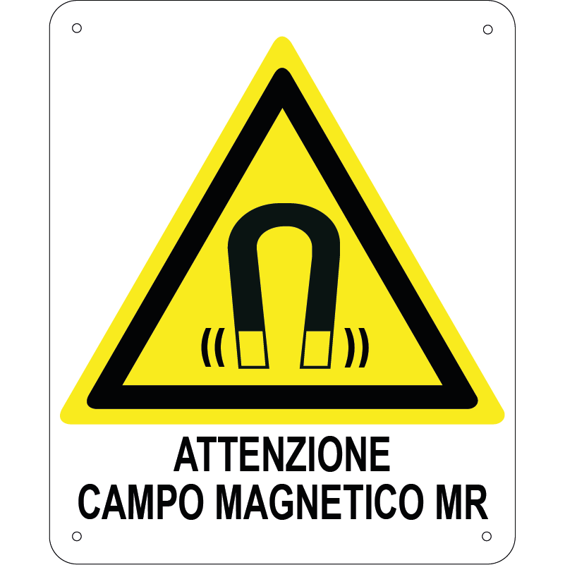 Attenzione campo magnetico mr verticale
