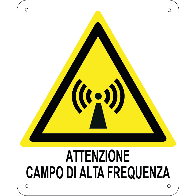 Attenzione campo di alta frequenza verticale