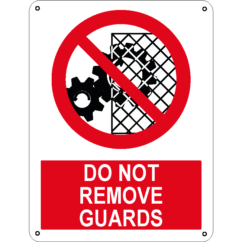 Do not remove guards
