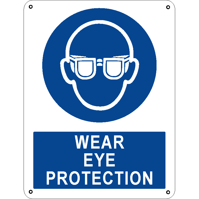 Wear eye protection