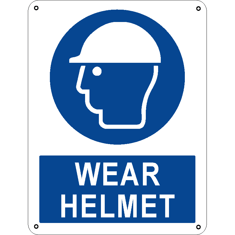 Wear helmet