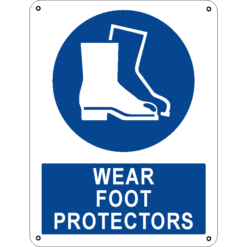 Wear foot protectors