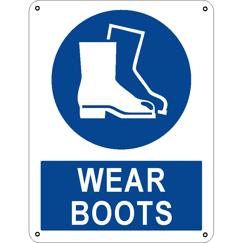 Wear boots