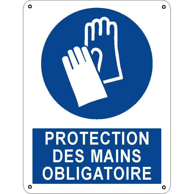 Protection des mains obligatoire