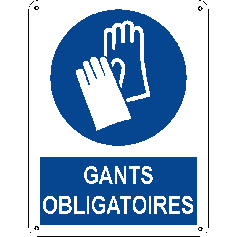 Gants obligatoires