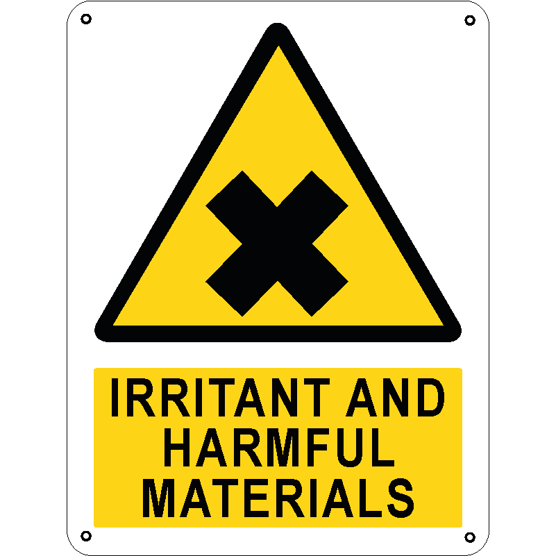 Irritant and harmful materials