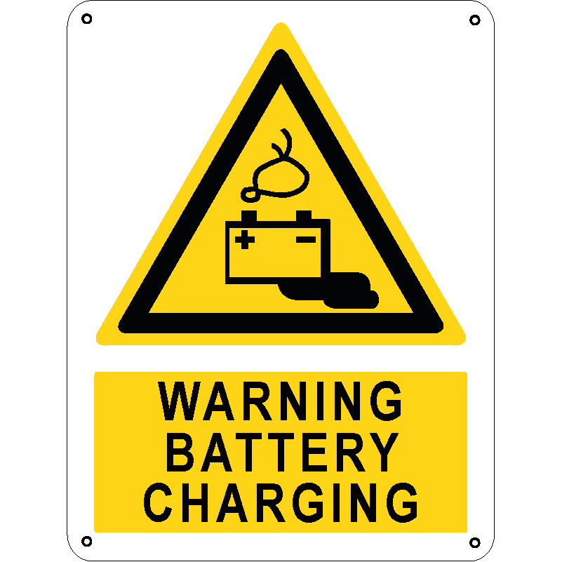 Warning battery charging