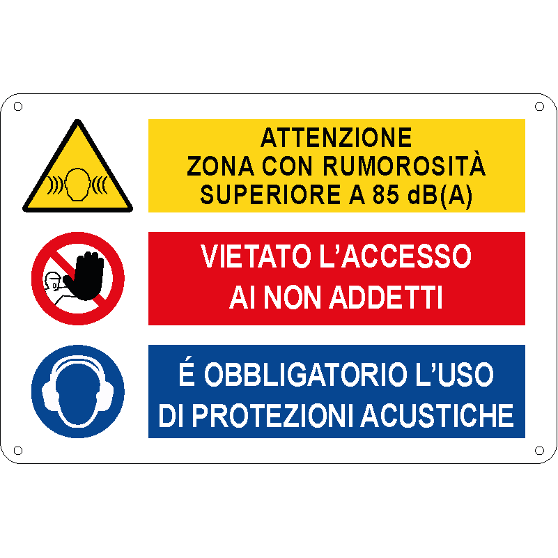 Attenzione zona rumorosa