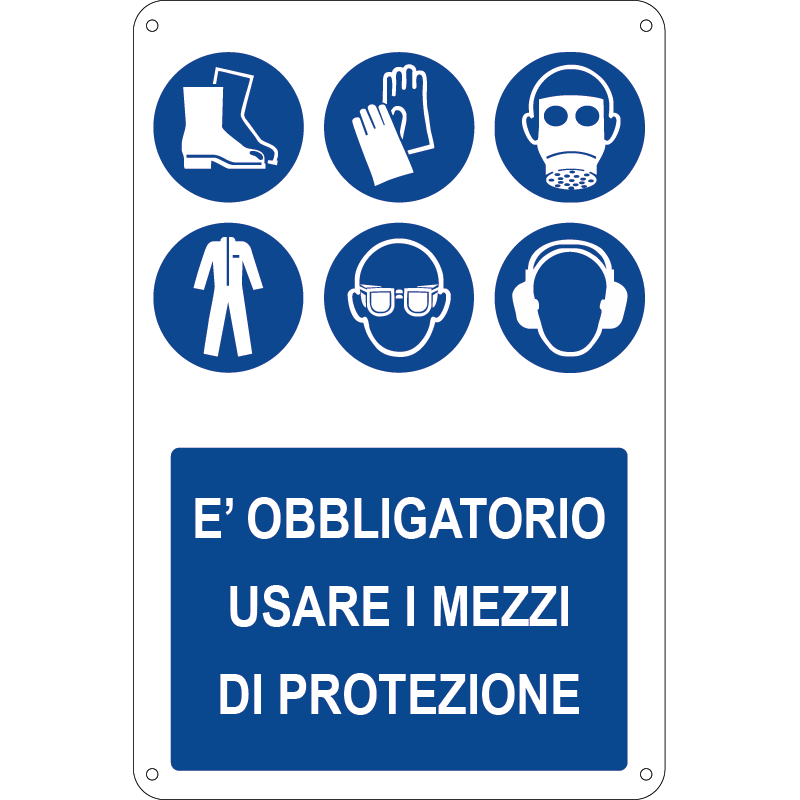 E' obbligatorio usare i mezzi di protezione