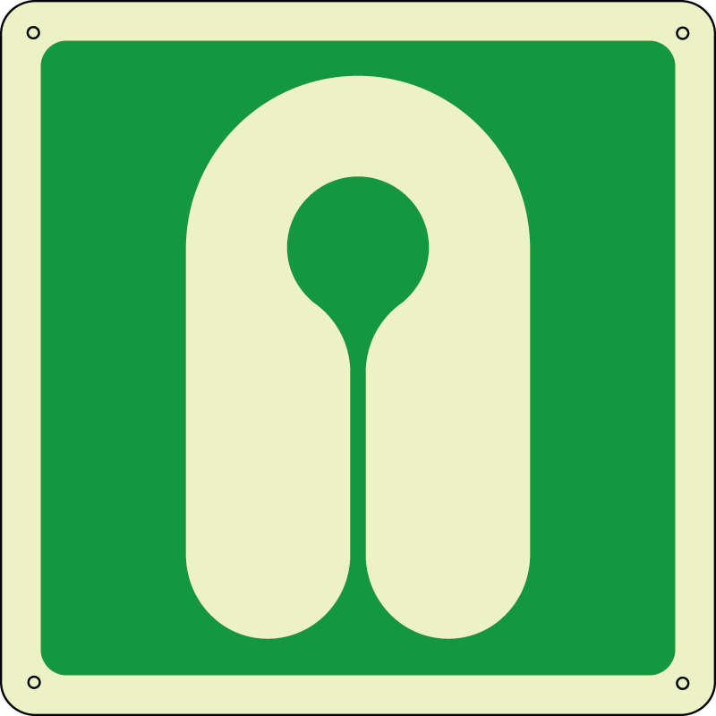 Giubbotto salvagente - Lifejacket quadrato luminescente