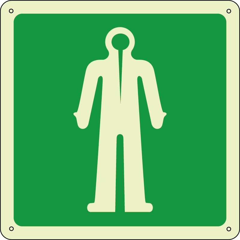 Tuta di immersione e sopravvivenza - Immersion survival suit quadrato luminescente