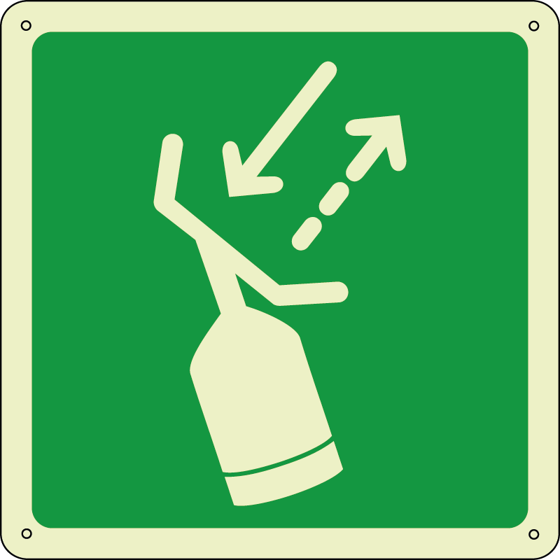 Ripetitore radar - Radar transponder quadrato luminescente