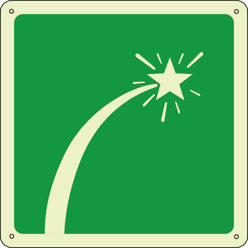 Segnali di soccorso - Survival craftpyrotechnic distress signal quadrato luminescente