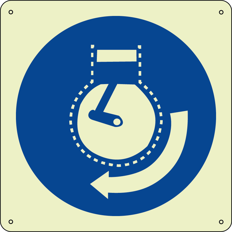 Avviamento motore - Start engine quadrato luminescente