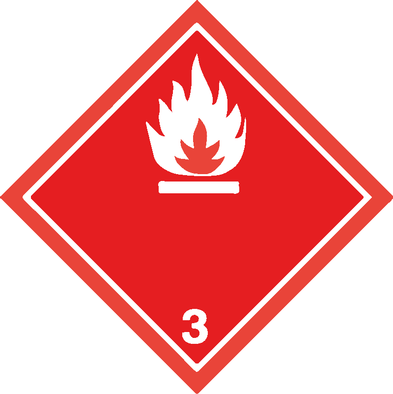 Classe 3 - Liquidi infiammabili - bianca