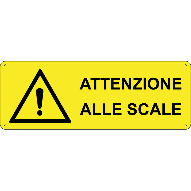 Attenzione alle scale orizzontale