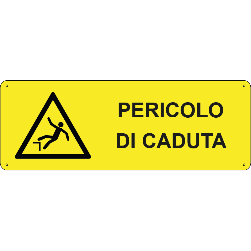 Pericolo di caduta orizzontale