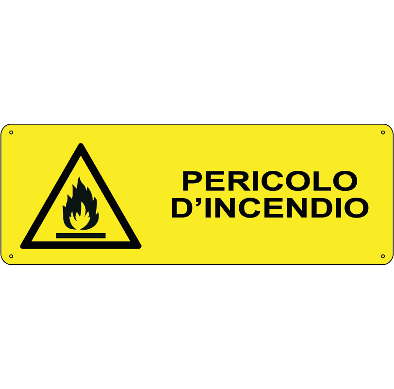 Pericolo d'incendio orizzontale