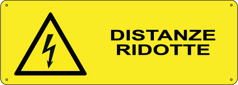 Distanze ridotte orizzontale