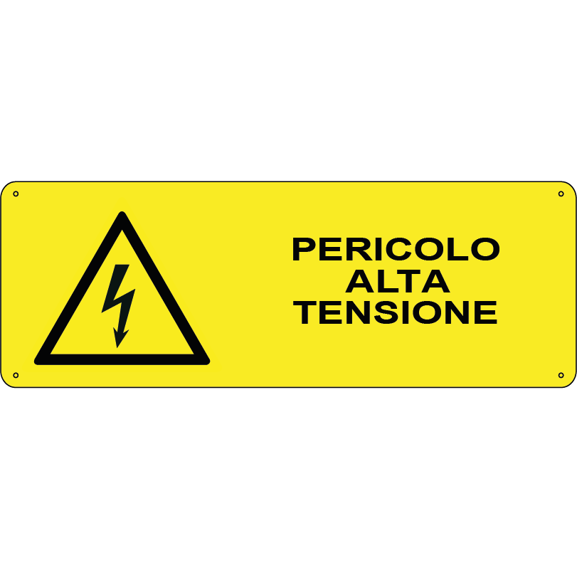 Pericolo alta tensione orizzontale