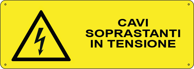 Cavi soprastanti in tensione orizzontale