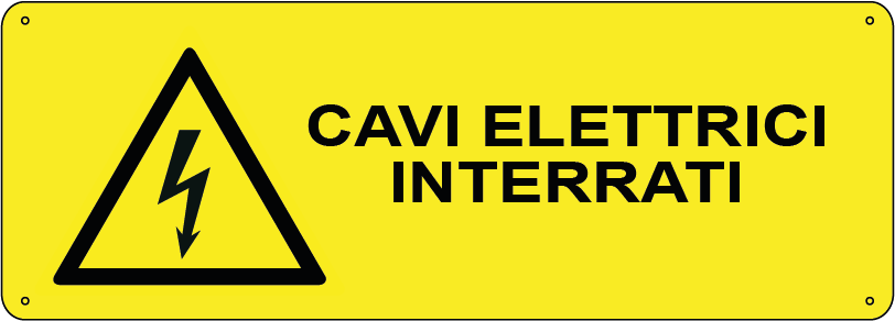 Cavi elettrici interrati orizzontale