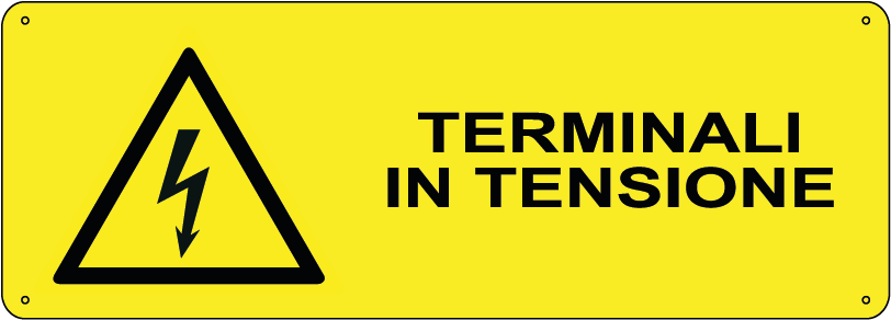 Terminali in tensione orizzontale