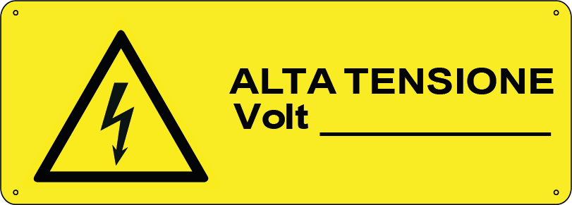 Alta tensione volt orizzontale