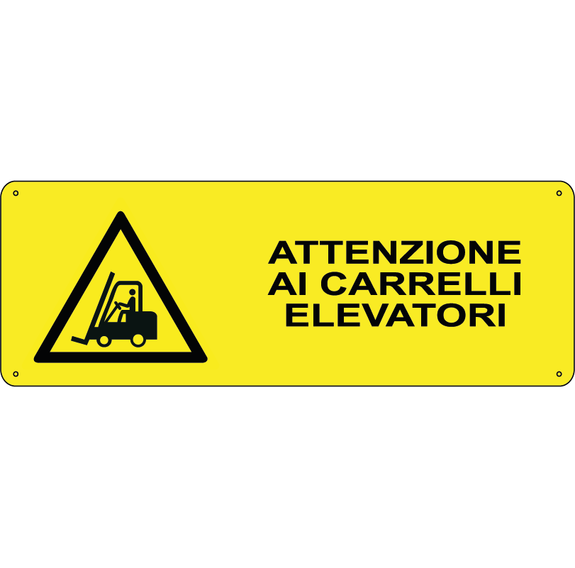 Attenzione ai carrelli elevatori orizzontale