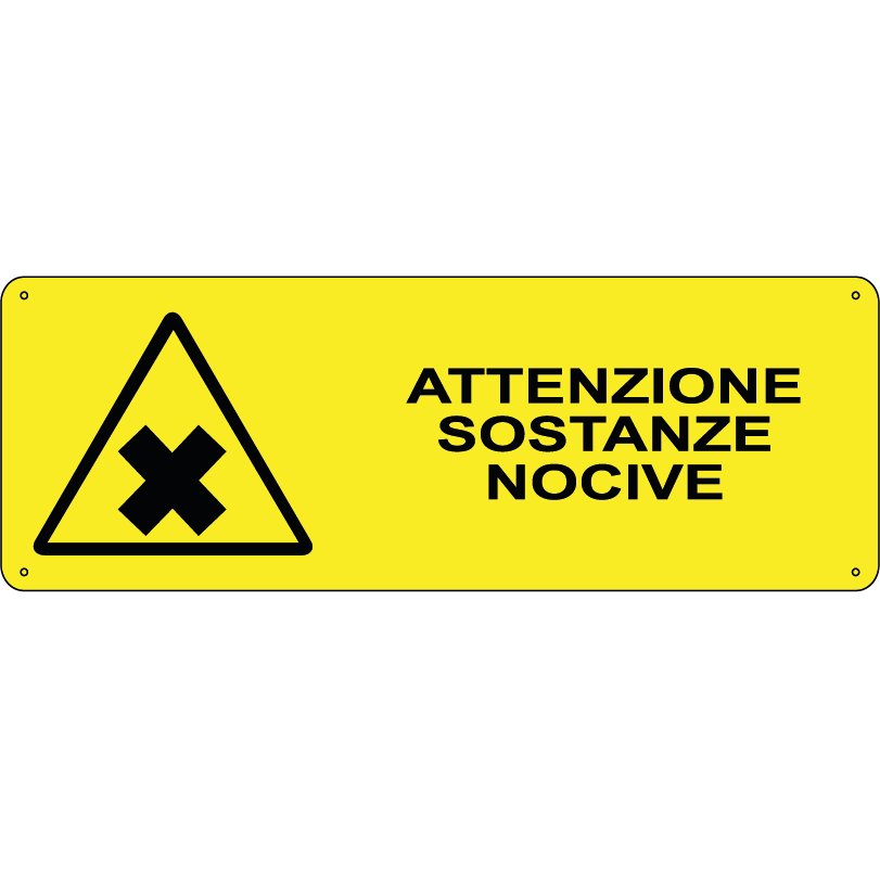 Attenzione sostanze nocive orizzontale