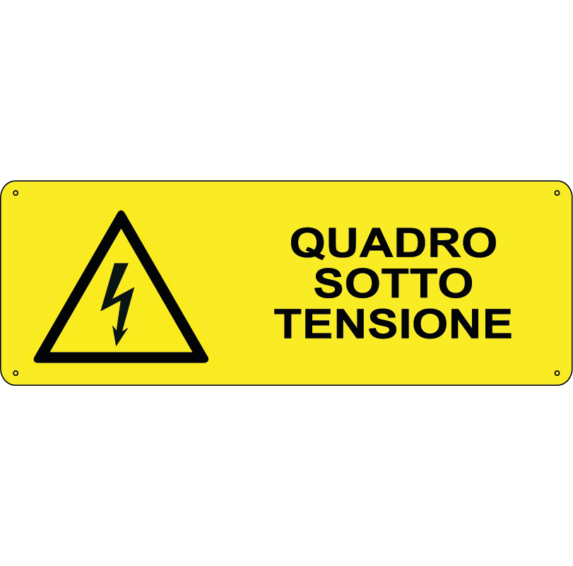 Quadro sotto tensione orizzontale