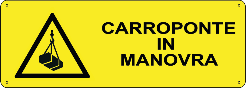 Carroponte in manovra orizzontale